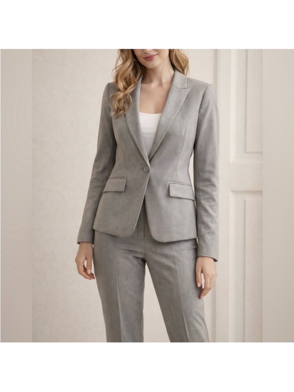 Express gray suit